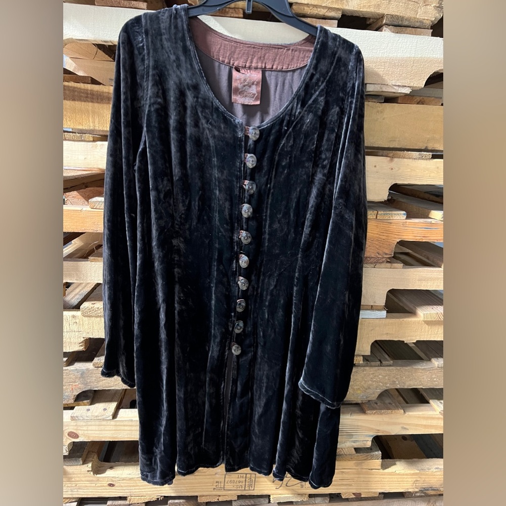 OUT OF XILE Velvet Jacket from London sz3
